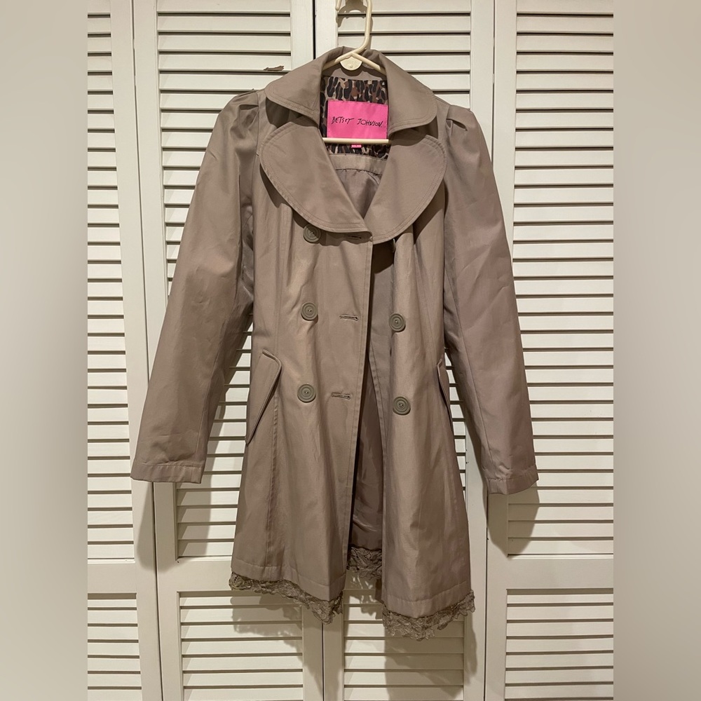 Betsey Johnson Trench Coat
